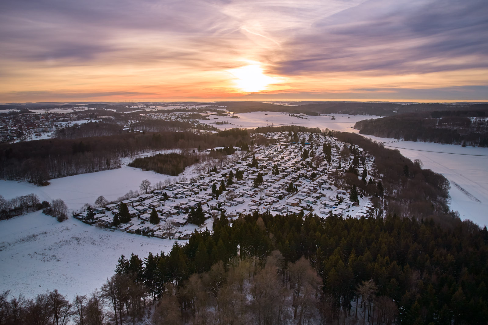 Alb-Camping von oben