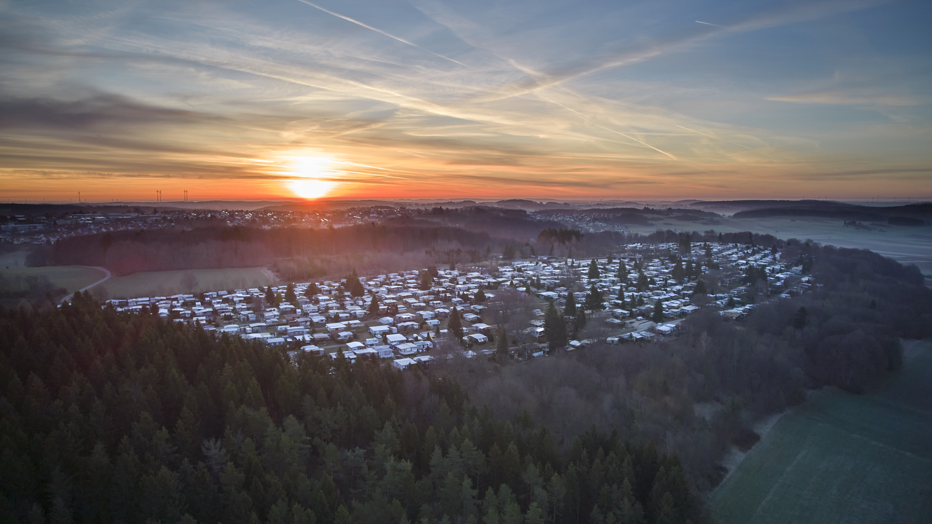 Alb-Camping von oben